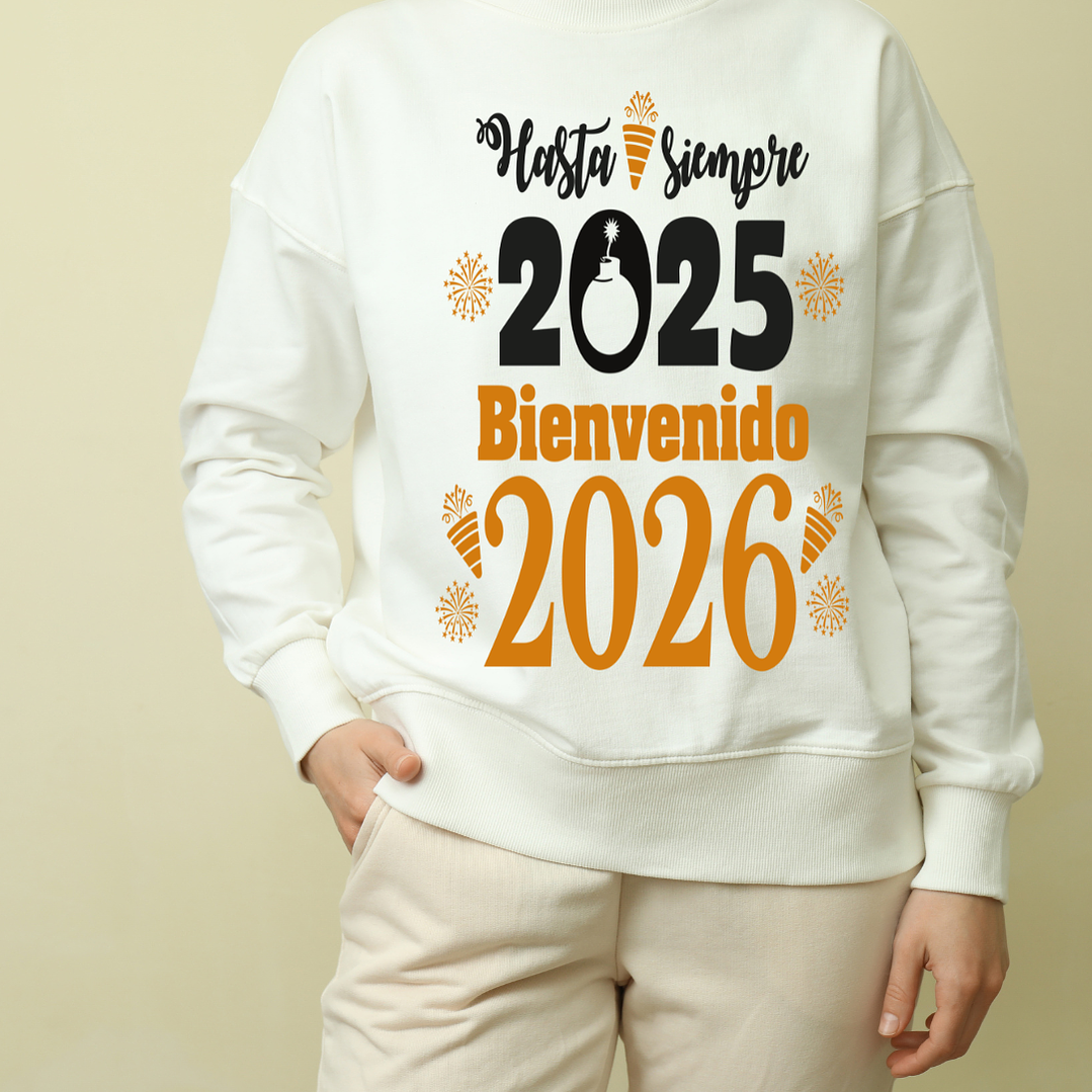 25 Diseños Plantillas Poleras Camisetas Diseños Año Nuevo 2026 Archivos png 10