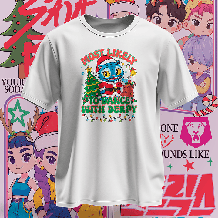 16 Diseños Plantillas Demon Hunters Navidad Archivos PNG 6