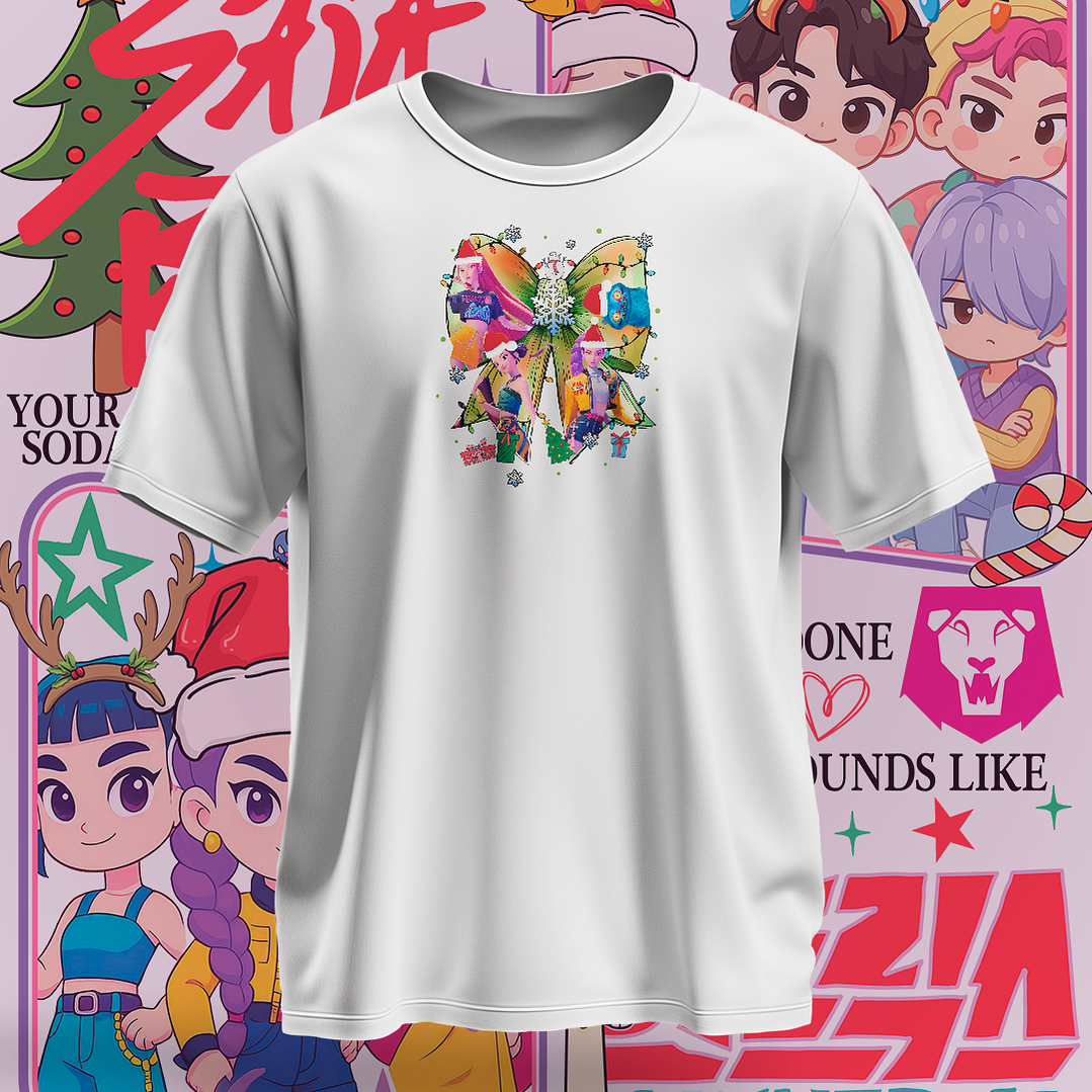 16 Diseños Plantillas Demon Hunters Navidad Archivos PNG 10