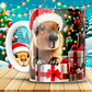 12 Diseños Plantillas Tazas Capibara Navidad Archivos JPG - thumbnail 3