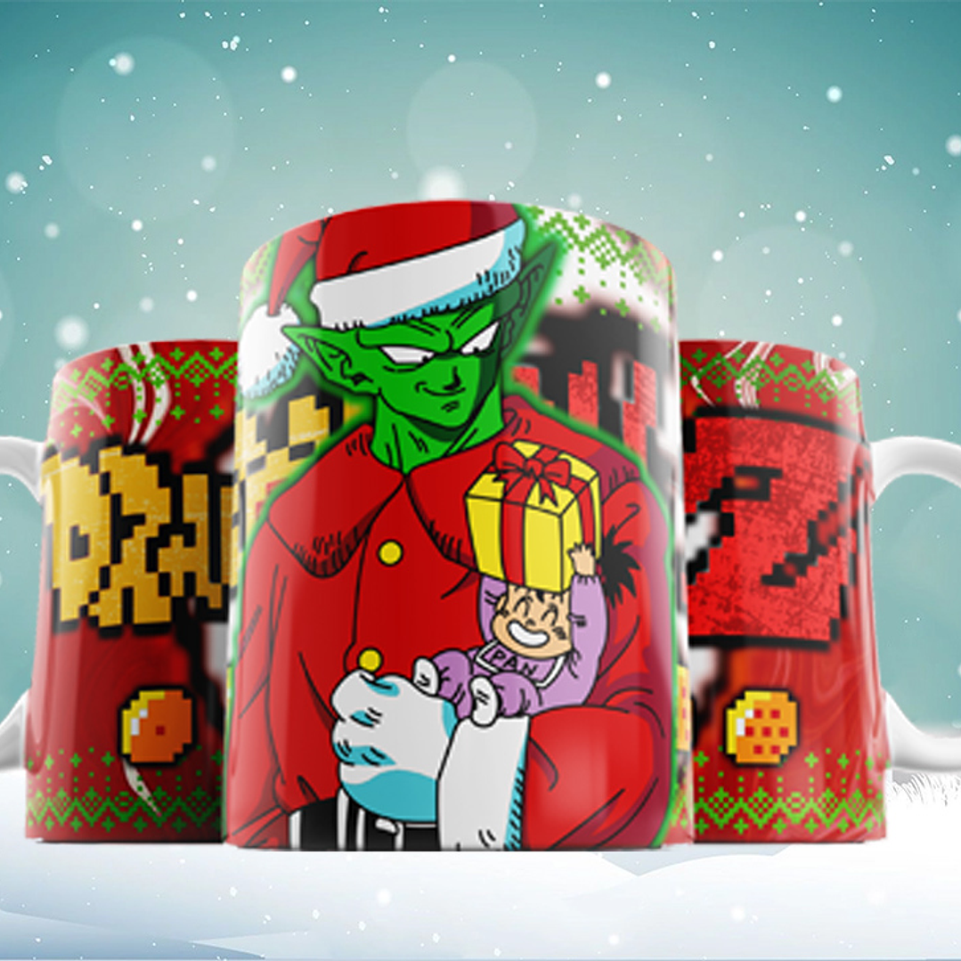 19 Diseños Plantillas Tazas Patron Ugly Navidad Archivos JPG 7