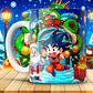 Diseños Plantillas Tazas Dragon Ball Z Navidad Archivos JPG - Miniatura 5