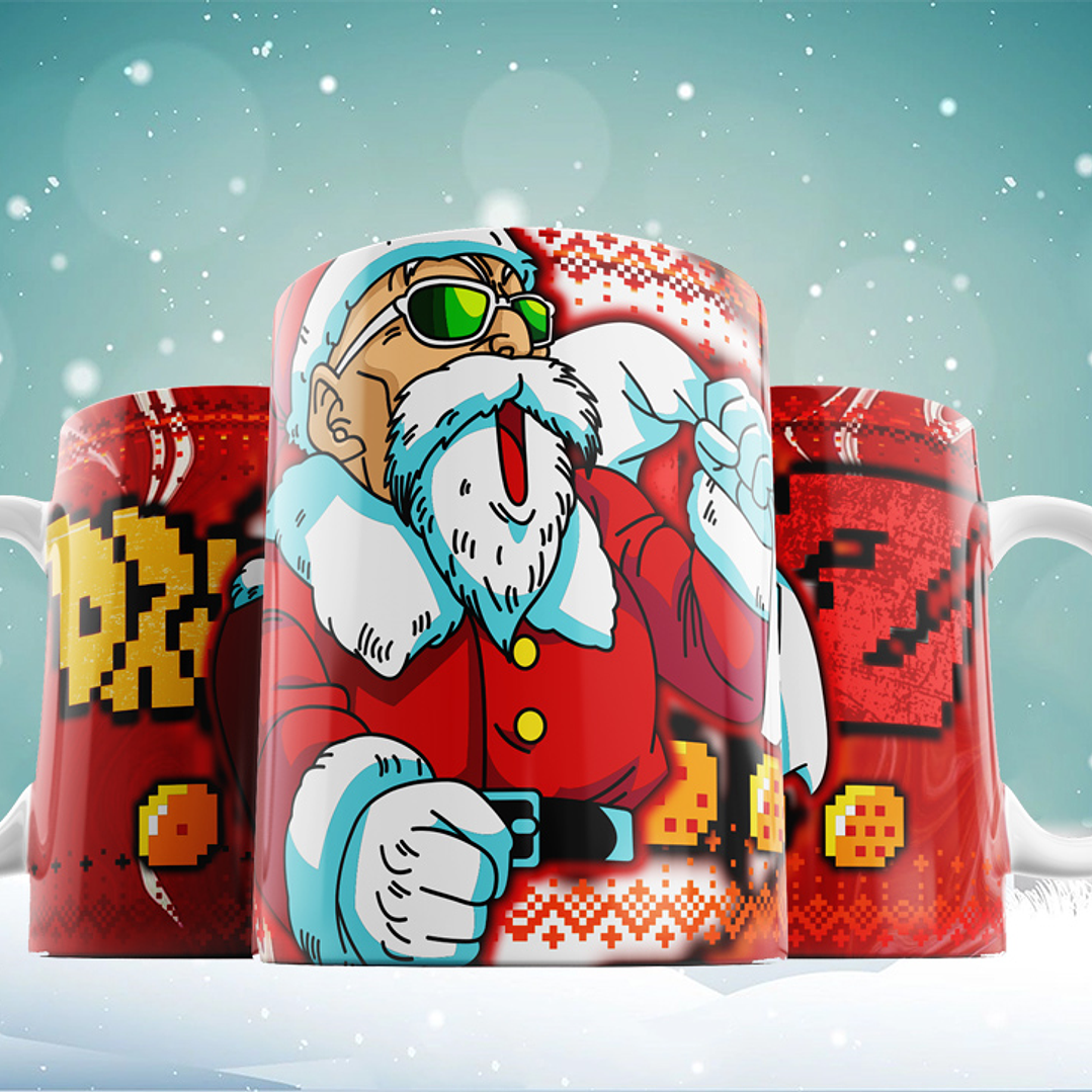 19 Diseños Plantillas Tazas Patron Ugly Navidad Archivos JPG 10
