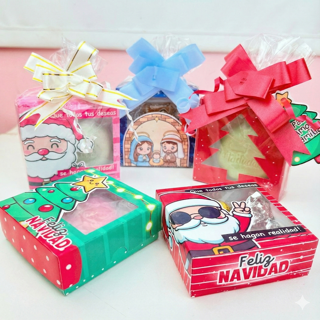 Diseños Plantillas Cajitas Navideñas Encantadas Archivos PDF 1