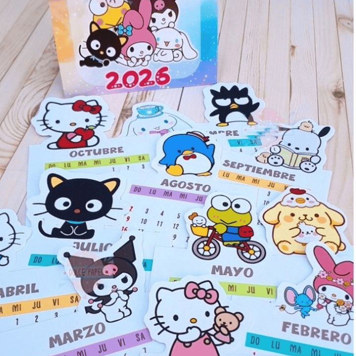 Diseños Plantillas Calendarios Carpitas 6 Diseños 2026 Archivos PDF 1