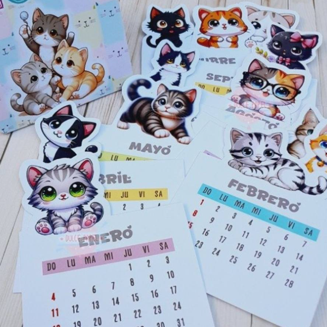 Diseños Plantillas Calendarios Carpita  2026 Archivos PDF 1