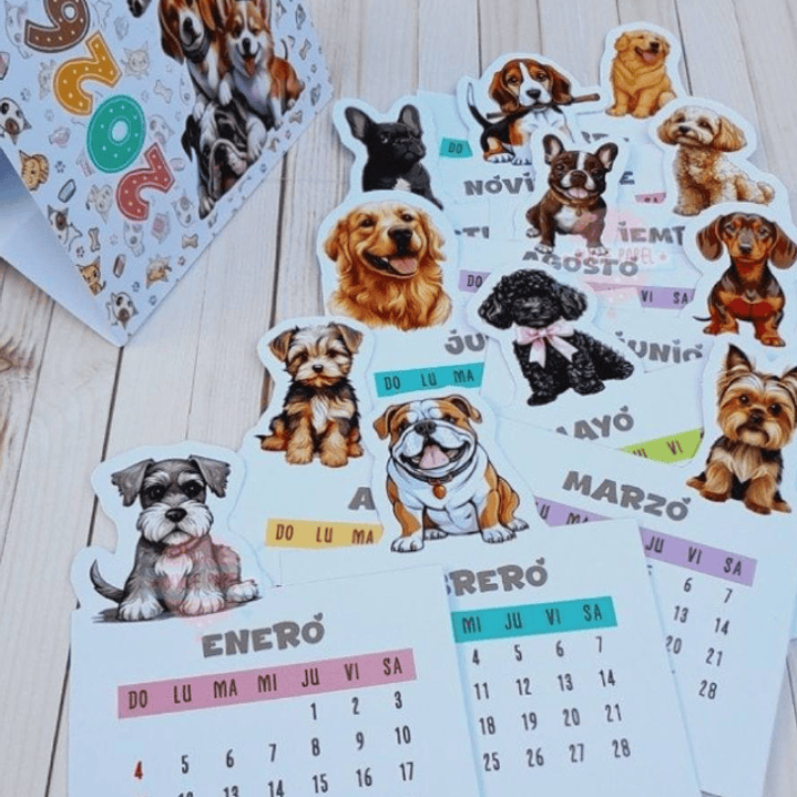 Diseños Plantillas Calendarios Carpita  2026 Archivos PDF 2