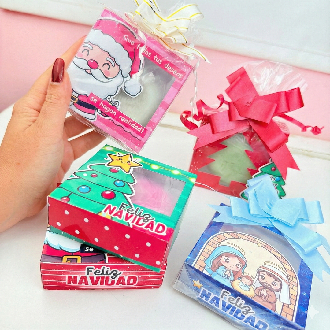 Diseños Plantillas Cajitas Navideñas Encantadas Archivos PDF 3