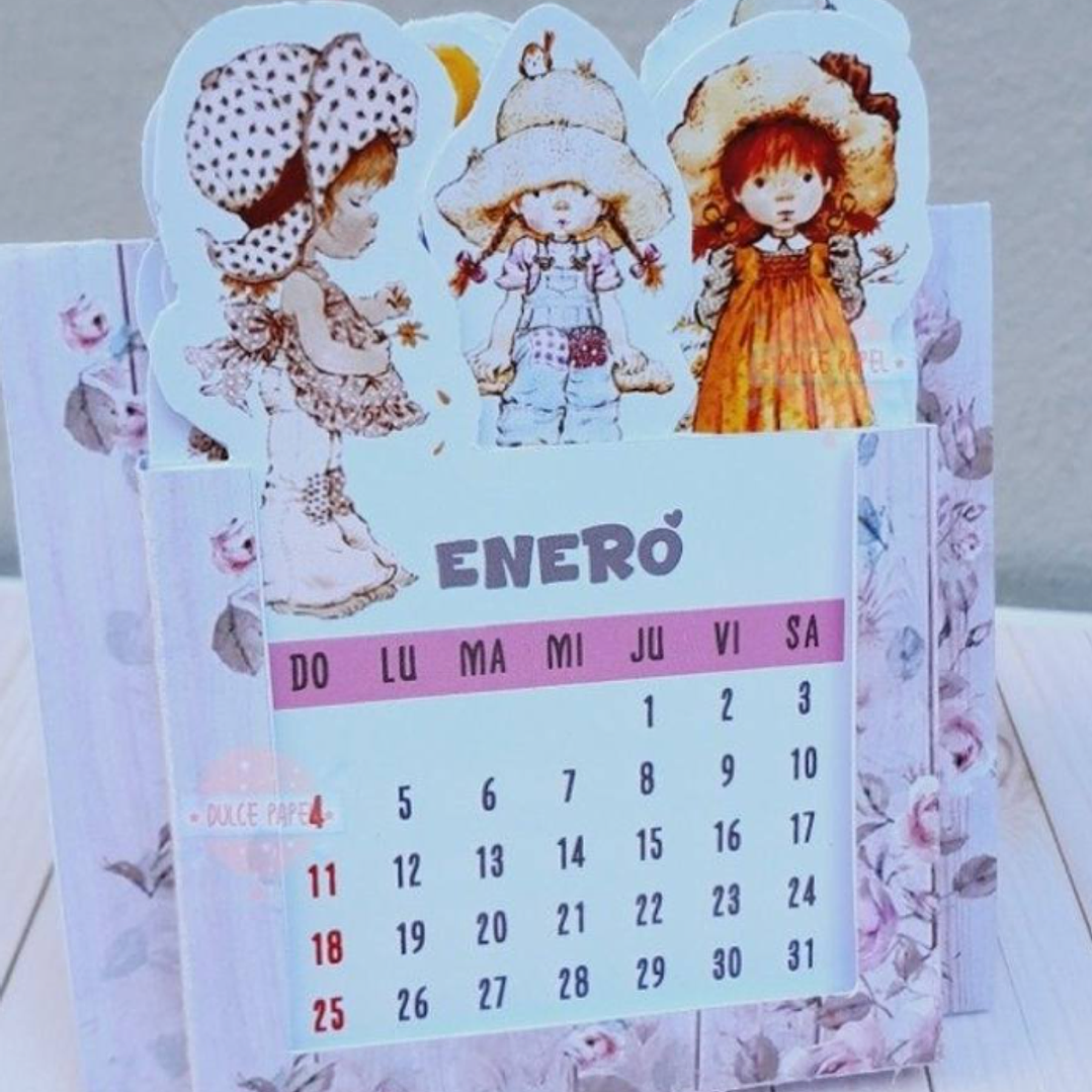 Diseños Plantillas Calendarios Carpita  2026 Archivos PDF 4