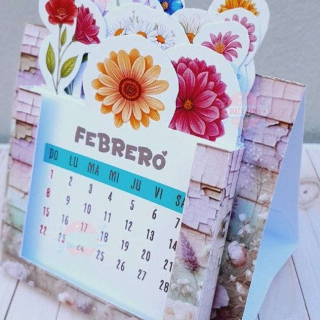 Diseños Plantillas Calendarios Carpita  2026 Archivos PDF 5