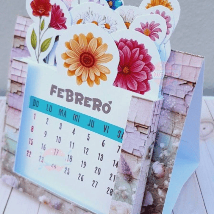 Diseños Plantillas Calendarios Carpita  2026 Archivos PDF 5