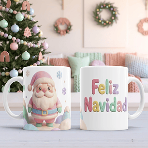 10 Diseños Plantillas Tazas Navidad 45 Archivos PNG