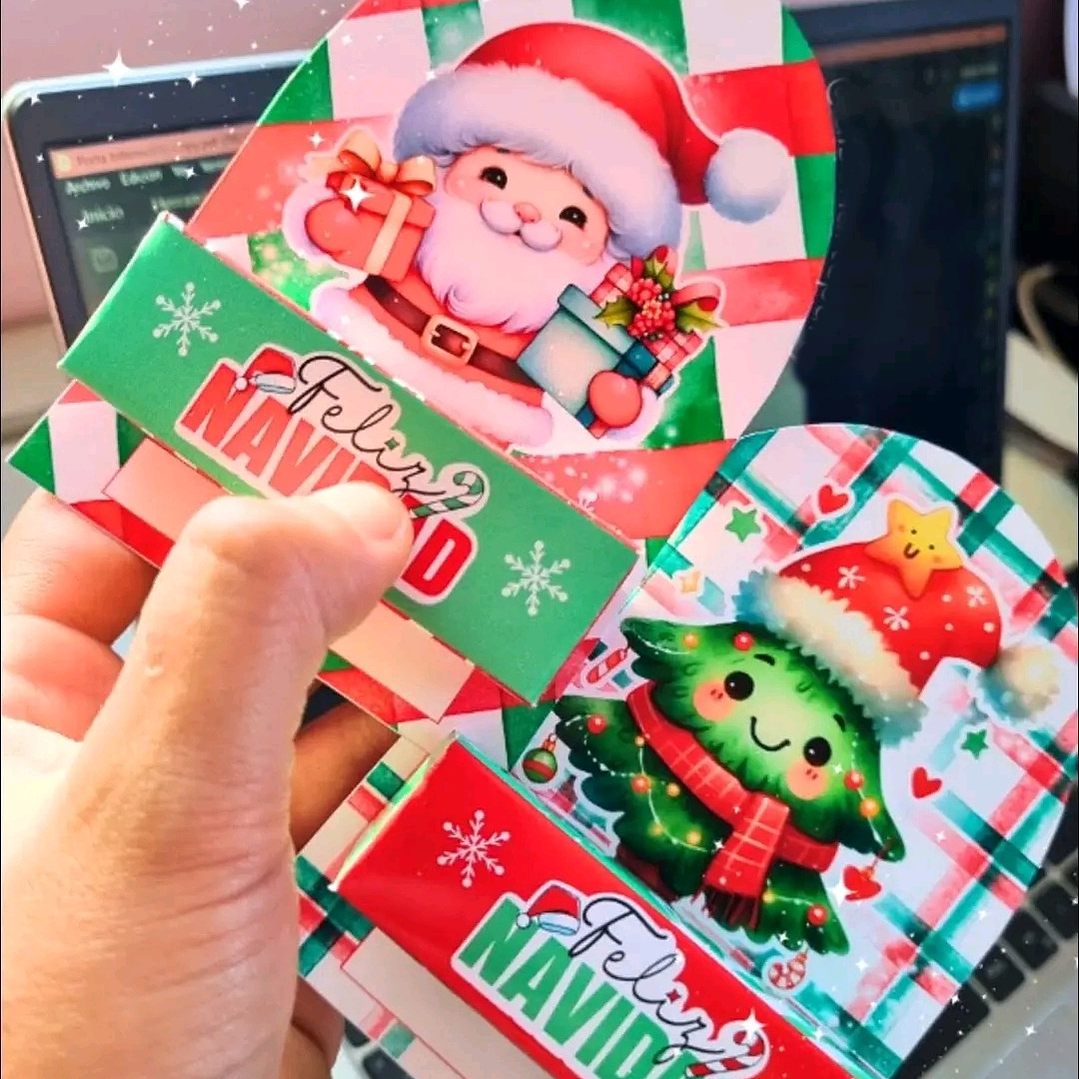 Diseños Plantillas Porta Billetes Pascuerito Navidad Archivos PDF 3