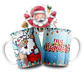 11 Diseños Plantillas Tazas Santa Caricatura Archivos PNG y Photoshop - thumbnail 2