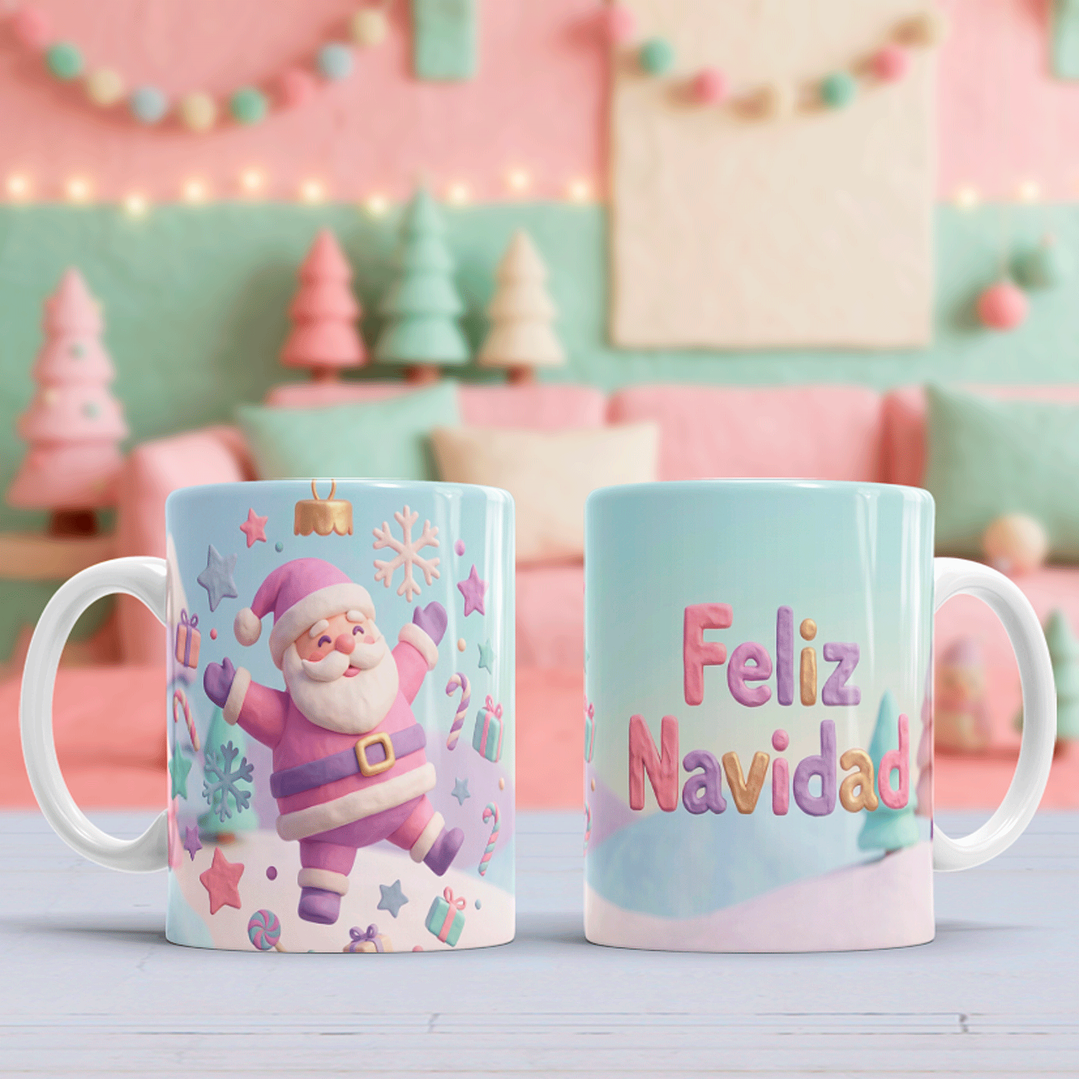 10 Diseños Plantillas Tazas Navidad 45 Archivos PNG 4