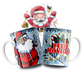11 Diseños Plantillas Tazas Santa Caricatura Archivos PNG y Photoshop - thumbnail 3