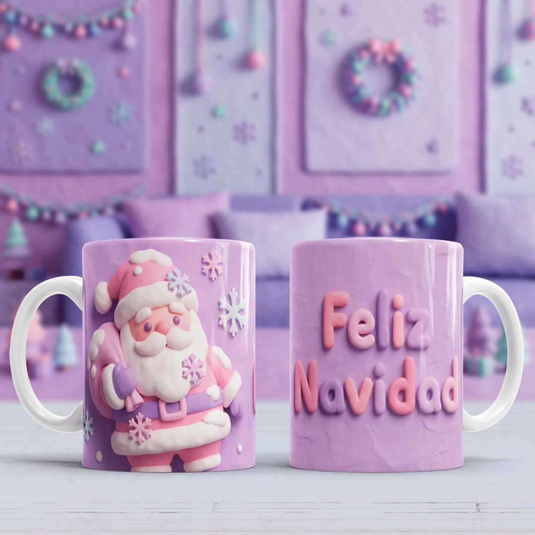 10 Diseños Plantillas Tazas Navidad 45 Archivos PNG 7