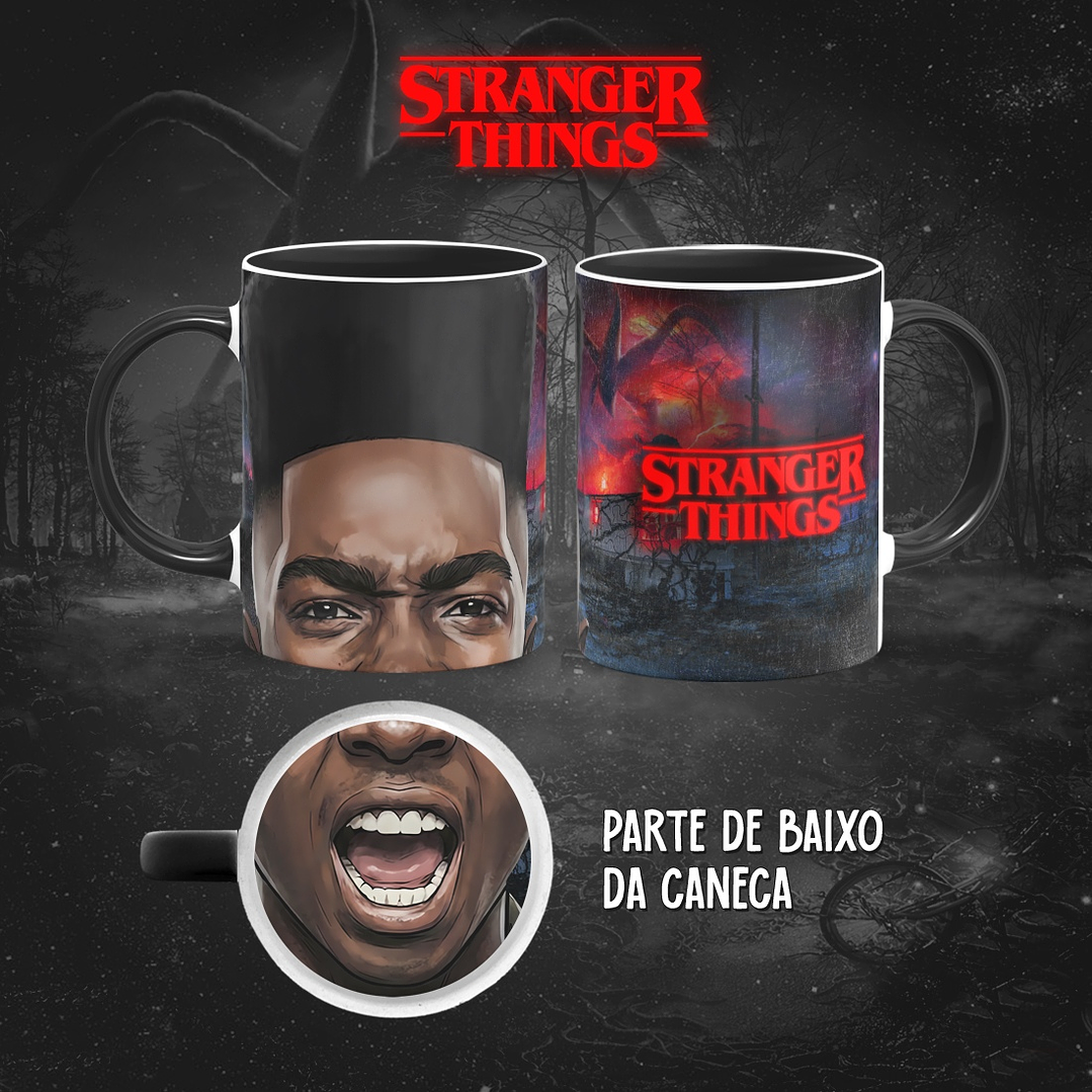 13 Diseños Plantillas Tazas Stranger Things Boca Archivos PNG 8