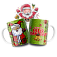 11 Diseños Plantillas Tazas Santa Caricatura Archivos PNG y Photoshop - thumbnail 7