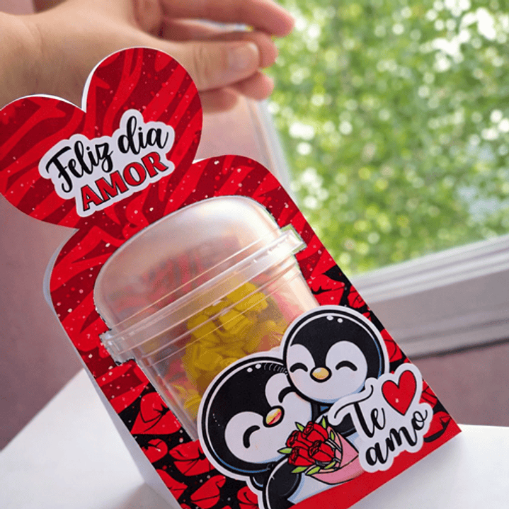 2 Plantillas de Diseño Porta Vasos San Valentín Archivos PDF 3