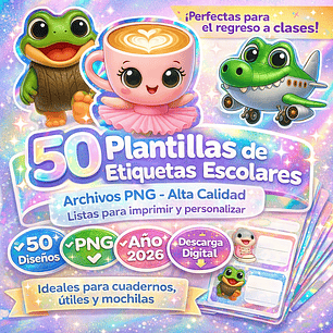 50 Plantillas de Diseño Etiquetas Archivos PNG
