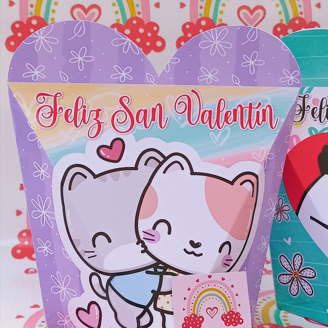 8 Plantillas de Diseño Cajas Corazón N°3 Archivos PDF 3