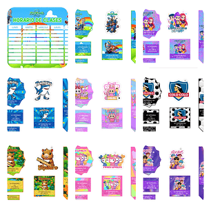 Plantillas de Diseño Pack Escolar 2026 Archivos Power Point y PNG