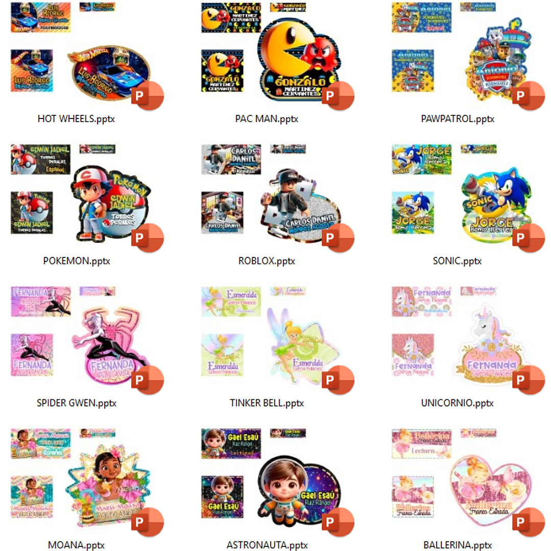 40 Plantillas de Diseño Etiquetas 7 Archivos PDF 2