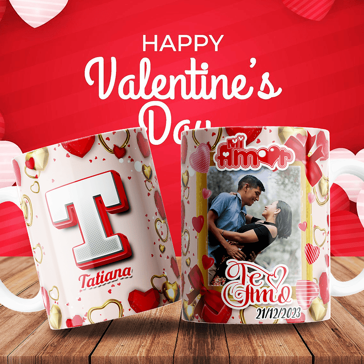 Plantillas de Diseño ABC Tazas Día del Amor Archivos PDF 3