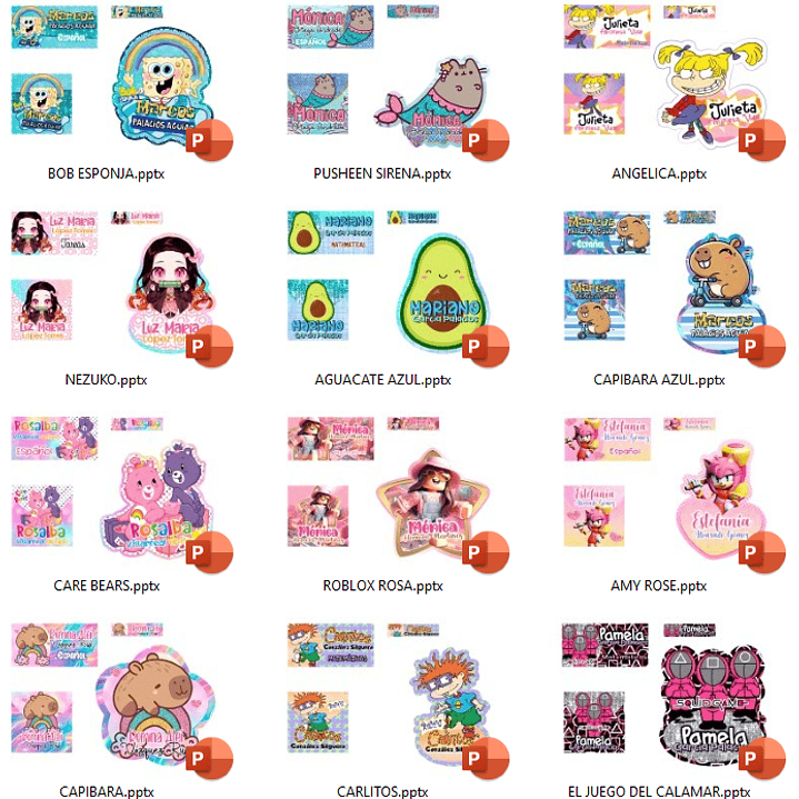 40 Plantillas de Diseño Etiquetas 7 Archivos PDF 3