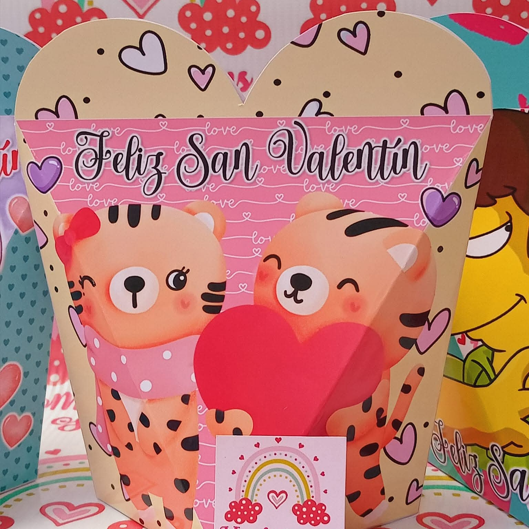 8 Plantillas de Diseño Cajas Corazón N°3 Archivos PDF 5