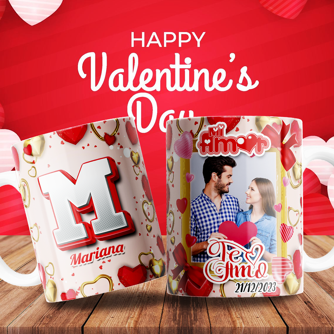 Plantillas de Diseño ABC Tazas Día del Amor Archivos PDF 4