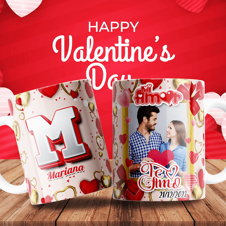 Plantillas de Diseño ABC Tazas Día del Amor Archivos PDF 4