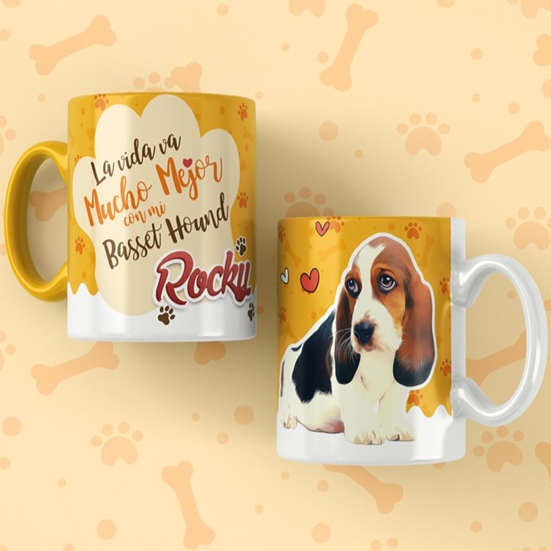 25 Plantillas de Diseño Tazas Mascotas 2 Archivos Editables PSD y JPG 1