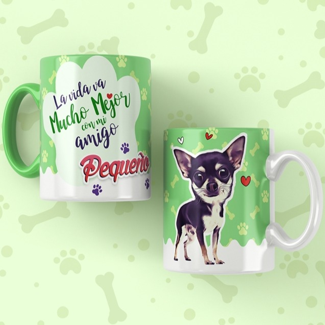 25 Plantillas de Diseño Tazas Mascotas 2 Archivos Editables PSD y JPG 7