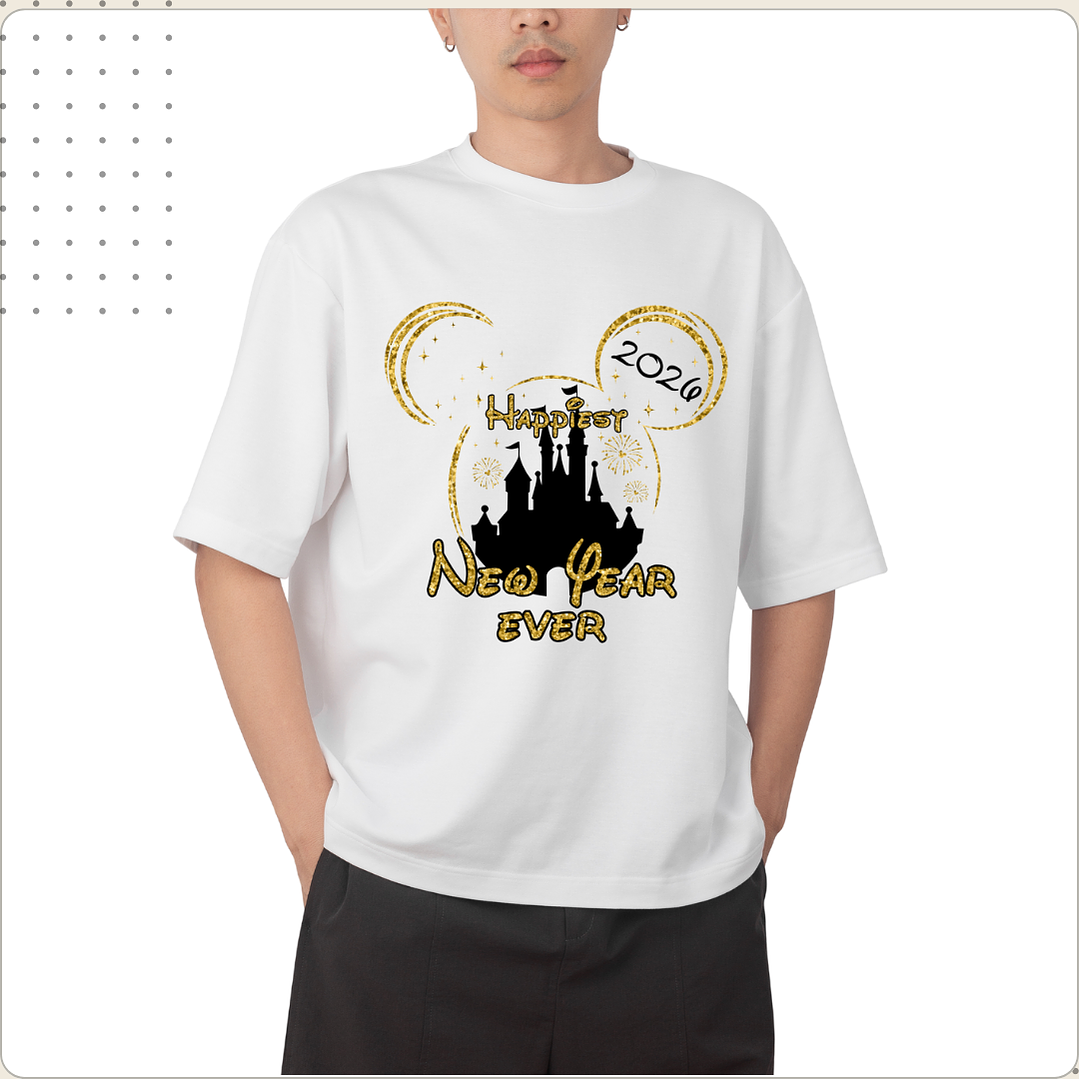 10 Diseños Plantillas Camisa Poleras Disney Año Nuevo 2026 Archivos PNG 1