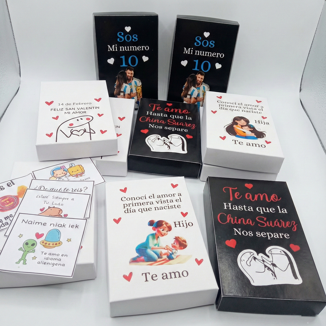 Plantillas de Diseño Cajas Deslizables San Valentín Archivos PDF 4