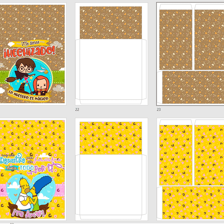 Plantillas de Diseño Cajas con Cinta San Valentín Archivos Power Point 6