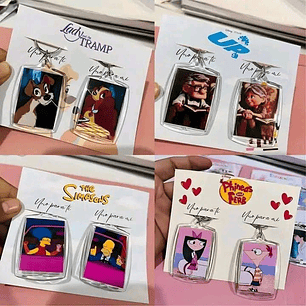 Plantillas de Diseño Llaveros Parejas Archivos PDF