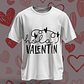 14 Plantillas de Diseño Remera Camiseta San Valentín Archivos PNG - Miniatura 2