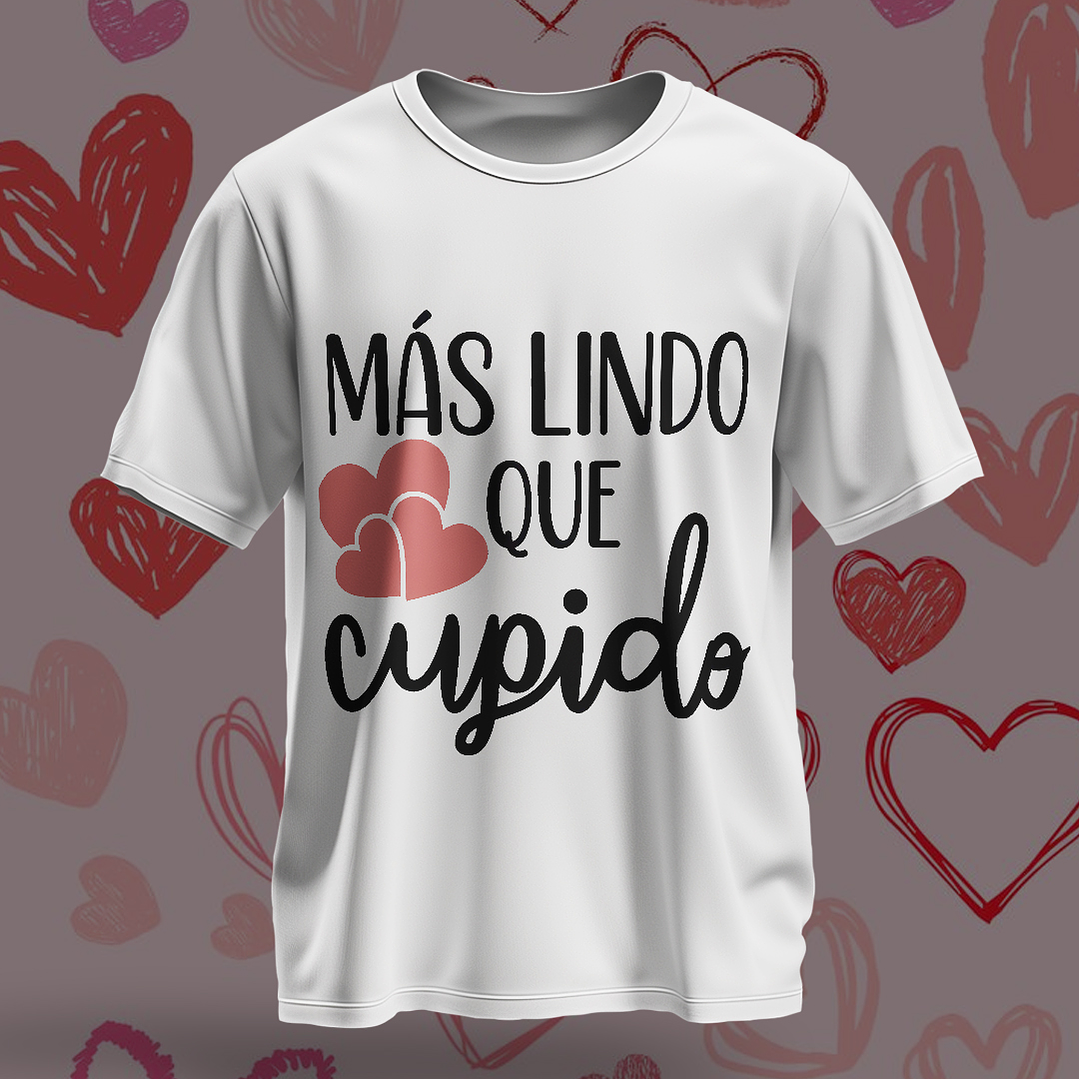 14 Plantillas de Diseño Remera Camiseta San Valentín Archivos PNG 3