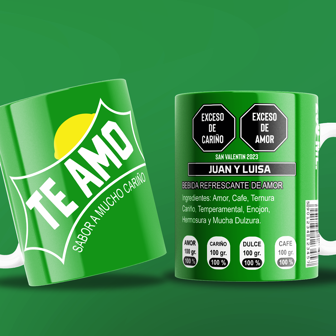 5 Plantillas de Diseño Tazas Bebidas San Valentín Archivos PNG y PSD 1