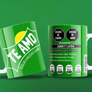 5 Plantillas de Diseño Tazas Bebidas San Valentín Archivos PNG y PSD