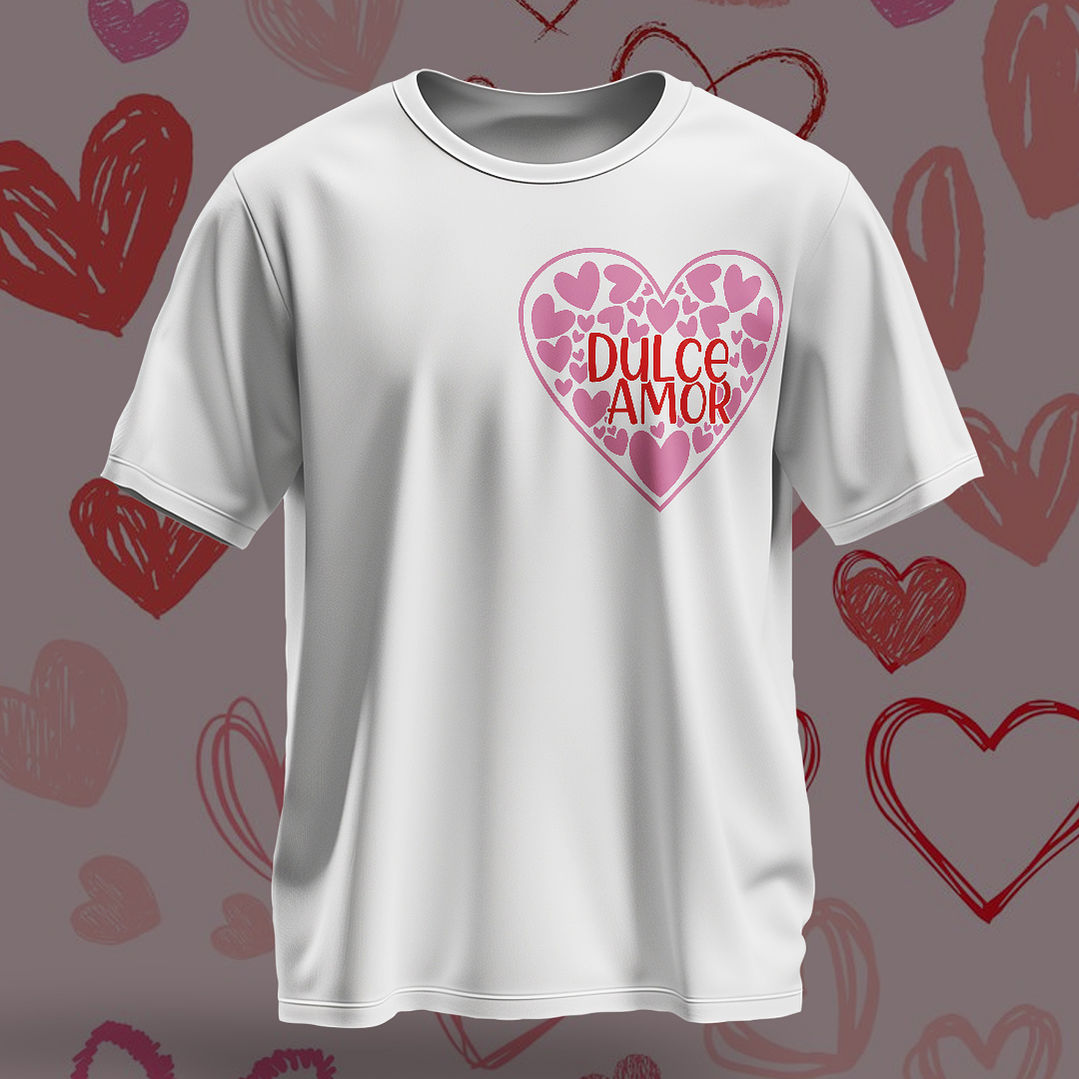 14 Plantillas de Diseño Remera Camiseta San Valentín Archivos PNG 4