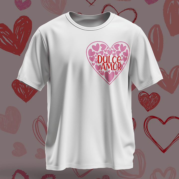 14 Plantillas de Diseño Remera Camiseta San Valentín Archivos PNG 4