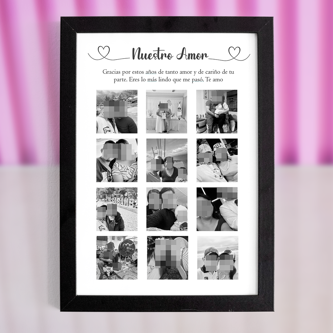 4 Plantillas de Diseño Cuadros San Valentín Archivos PSD 4