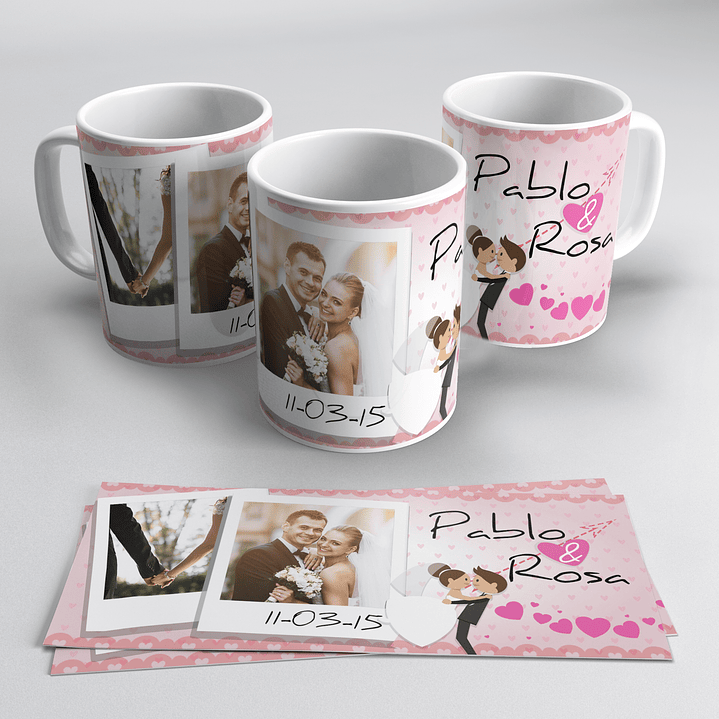 13 Plantillas de Diseño Tazas San Valentin Enamorados Archivos PNG 1