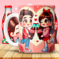 12 Plantillas de Diseño Tazas Coca Cola San Valentín Archivos JPG - thumbnail 4