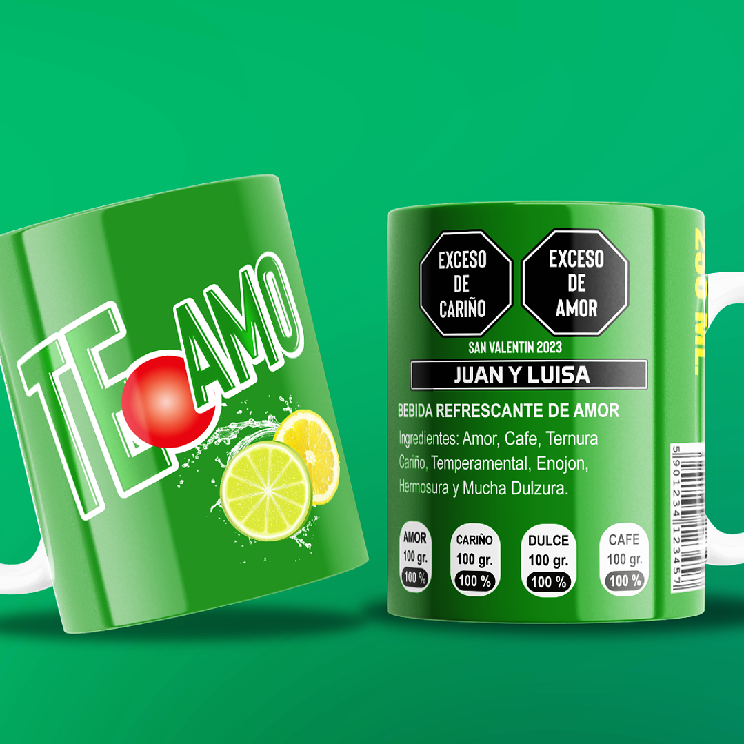 5 Plantillas de Diseño Tazas Bebidas San Valentín Archivos PNG y PSD 5
