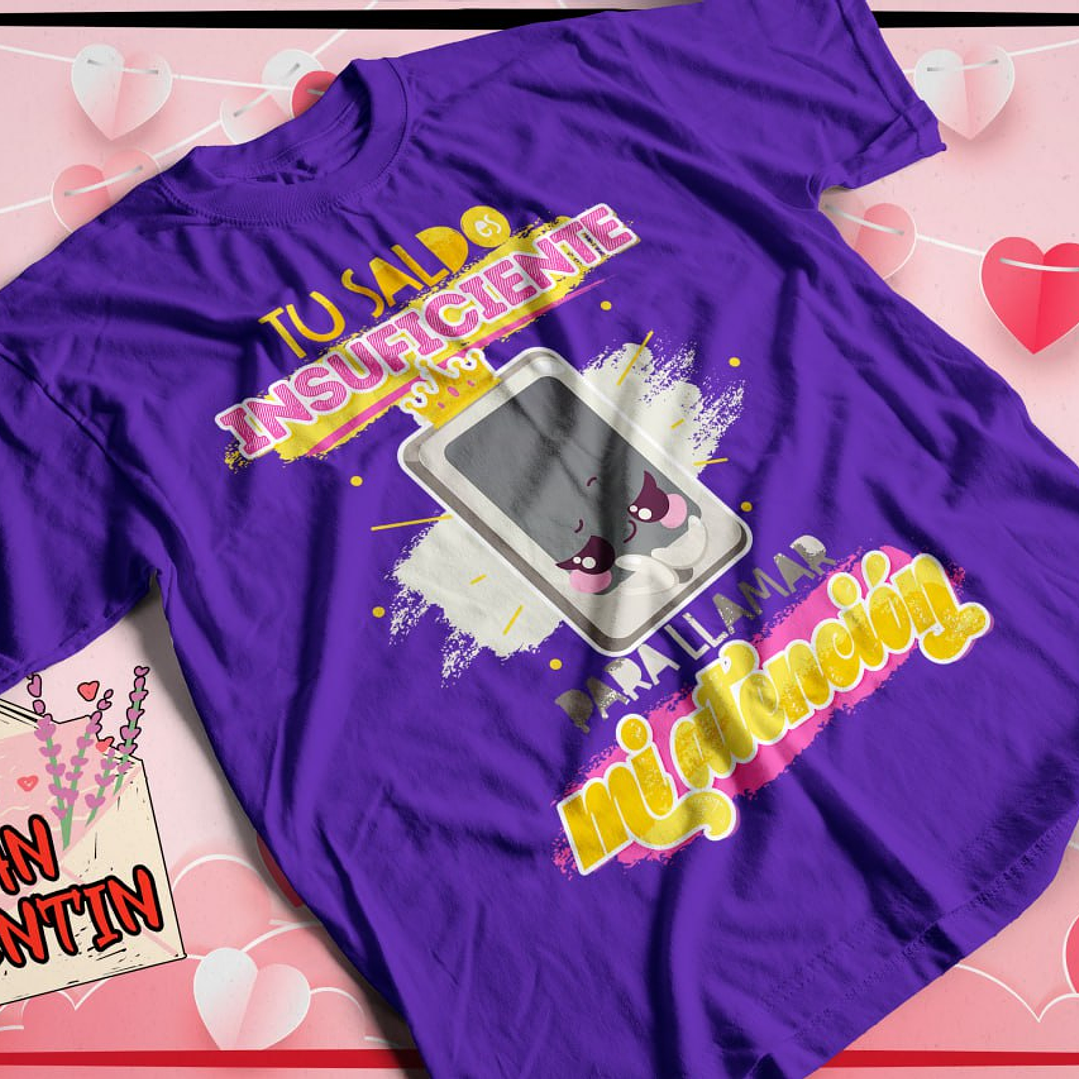 10 Plantillas de Diseño Remera Camiseta Tóxica San Valentín Archivos PNG 6